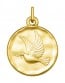 Médaille Colombe martelée