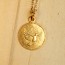 Photo Medaille Colombe bords perlés (zoom)