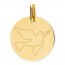 Médaille colombe (Or Jaune)
