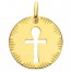 Médaille Croix Egyptienne ajourée rayonnante (Or Jaune)