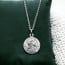Medaille de Bapteme Le Christ en argent massif