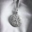 Medaille bapteme Saint Christophe argent massif