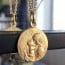 Medaille Bapteme Vierge à l'Enfant "Le Regard"