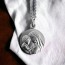 Medaille bapteme Vierge à l'Enfant