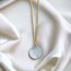 Médaille Vierge à l'enfant (Or & Nacre)