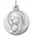 Médaille de la Vierge et l'enfant auréole ajourée