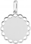 Médaille dentelle ajourée