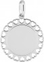 Médaille entourage Coeurs ajourés