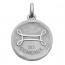 Médaille stylisée Zodiaque Gémeaux BECKER ( argent)