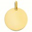Médaille à graver 18mm (or jaune 9 carats)