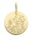 Médaille la Fée Galipette - les Papillons (Or Jaune)