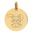 Médaille Petit Lapin (Or Jaune 9K)