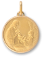 Médaille Le Baptême (Or Jaune 9K)