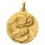 Médaille Madone du Caravage (Or Jaune)