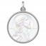 Médaille Le Christ (Argent & Nacre)