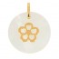 Médaille Nacre Fleur (Or Jaune)