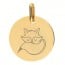 Médaille Petit Renard (Or Jaune 9K)