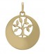 Médaille ronde Arbre de Vie ajouré (Or Jaune 9K) 