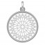 Rosace Notre Dame de Paris (Argent & Nacre)