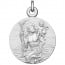 Médaille Saint-Christophe et Jésus (Argent)