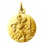 Médaille Saint Christophe Martineau (Or Jaune) 
