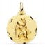 Médaille Saint-Christophe Ciselé (Or Jaune 9K)