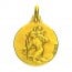 Médaille Saint-Christophe profil droit (Or Jaune)