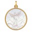 Médaille Saint-Michel (Or & Nacre)