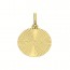 Médaille Solaire ciselée en rayons (Or Jaune)