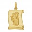 Médaille St Christophe Parchemin