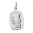 Médaille St Christophe Rectangle