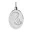 Médaille Vierge à l'enfant Ovale
