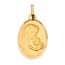 Médaille Vierge à l'enfant Ovale