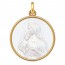 Médaille Vierge à l'Enfant (Or & Nacre)