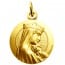Médaille Vierge à l'Enfant Couronnée Martineau (Or Jaune)