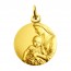  Médaille Vierge à l'enfant sérénité Martineau (Or jaune)