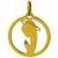 Médaille Augis Vierge ajourée (Or Jaune)