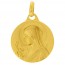 Médaille Vierge au Chignon (Or Jaune)