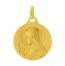 Médaille Vierge au Chignon (Or Jaune)