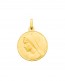 Médaille Vierge au collier (Or Jaune 9k)