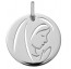 Médaille Vierge au voile ajourée