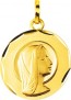 Médaille Vierge contour ciselé