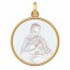 Médaille Vierge Couronnée (Or & Nacre)