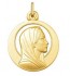 Médaille Vierge Ajourée (Or Jaune 9K)