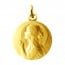 Médaille Vierge en prière Martineau (Or Jaune)