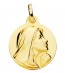 Médaille Vierge en prière aux mains jointes (Or Jaune 9K)
