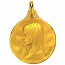 Médaille Augis Vierge aux mains jointes