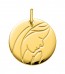 Médaille Vierge en Prière (Or Jaune 9K)