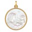Médaille Vierge à l'enfant à l'Etoile (Or & Nacre)
