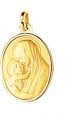Médaille Vierge à l'Enfant ovale